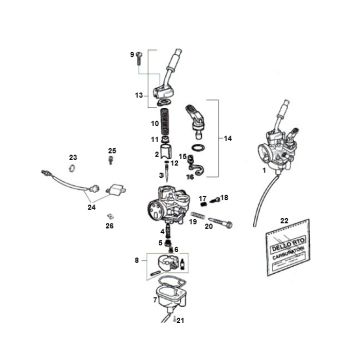 Gaźnik SENDA R X-TREME 2007 E2 3ED