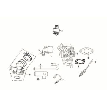 Carburetor Sym Crox 50 E5