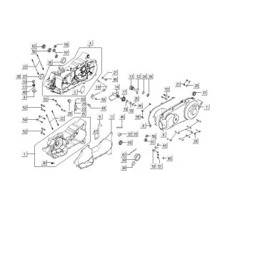 Skrzynia korbowa Kymco MXU 150