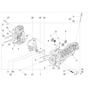 Skrzynia korbowa GTS 125 IU