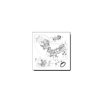 Skrzynia korbowa Peugeot Ludix jeden 2-suwowy