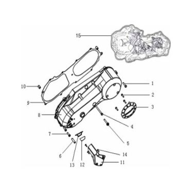 Pokrywa silnika Generic Xor Competition 2009 2-suwowy
