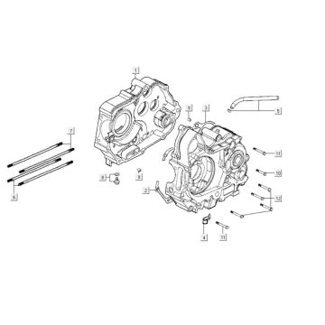 Części miski olejowej Kymco K-Pipe 125cc
