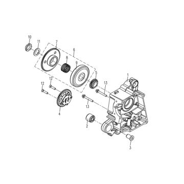 Skrzynia korbowa - pompa oleju 3B3 50cc (Euro 4; po 2018 r.)