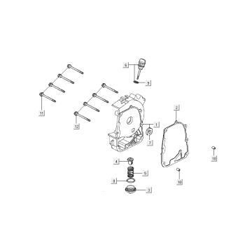 Oilhalf 2 Kymco New Dink 4-suwowy biały