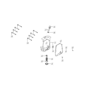 miska pół Kymco Super8 4-suwowy z 2009 Niebieski
