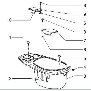 Futerał na kask Piaggio Zip RST 