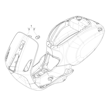 Podwozie/Rama Vespa Erica 45KM/H E5 2021 (EMEA)