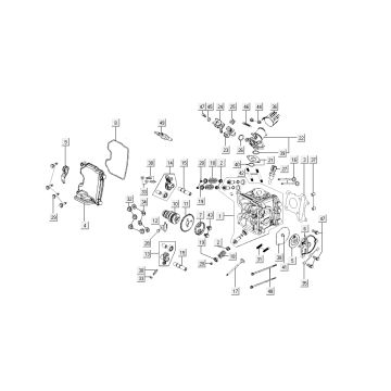 Cylinder - części Kymco New Sento 4-suwowy 50i złoty