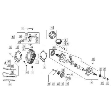 Cylinder Kymco MXU 400