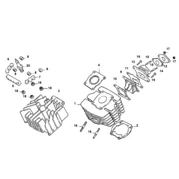 Cylinder Honda MTX-SH