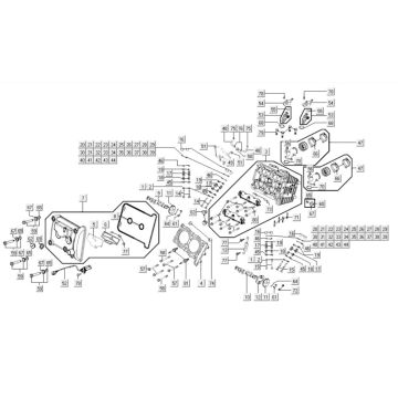 Głowica cylindrów Kymco Myroad 700i