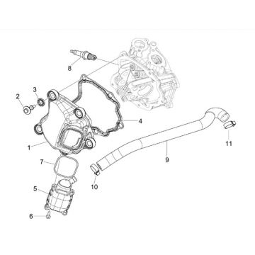 Pokrywa głowicy cylindrów GTS 125 IE