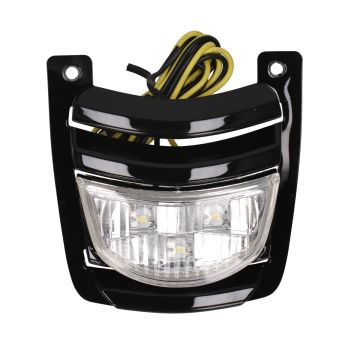 Kratka klaksowa nosa+LED vespa czarny