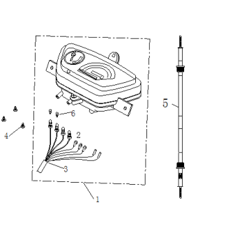 Kokpit-Teller AGM Ape50 brązowy Kokpit-Teller AGM Ape50 brązowy