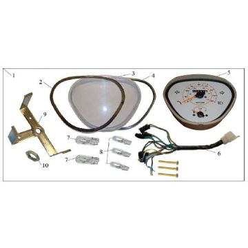 Kokpit-Teller AGM GT szampan