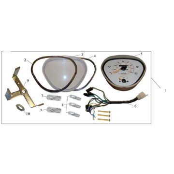 Licznik kokpitu AGM LX czarny