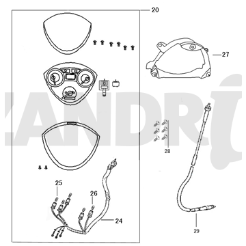 Kokpit-Teller BTC Riva Sport czarny