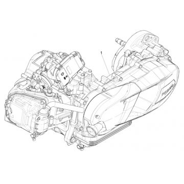 Silnik kompletny: Piaggio Liberty 125 4-suwowy 3V IE ABS (IGET Euro 5)