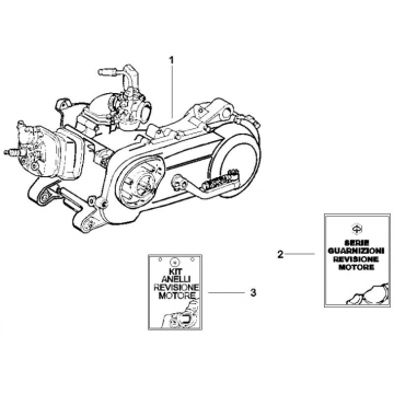 Silnik kompletny Piaggio NRG Power DD 2007-2017