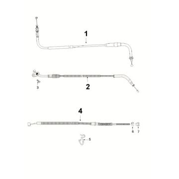 Controls and cables Peugeot Speedfight 4 50i E5