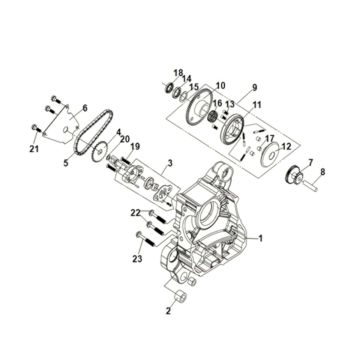 Crank case-oil pump assy Sym Symphony ST 125i LC E5