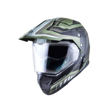 Kask krzyżowy MT Synchrony Duo sports Tourer zielony