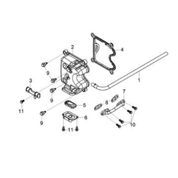 Cylinder head cover Sym Joymax Z 125 E4