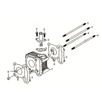 Cylinder Sym Crox 50 E5