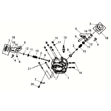 Głowica cylindra Kpl Sym Allo GT (WH006 S882U) srebrna