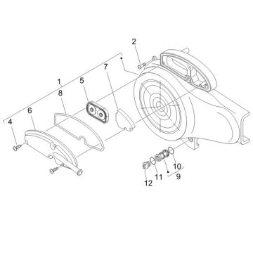 Filtr oleju Piaggio Fly 4-suwowy