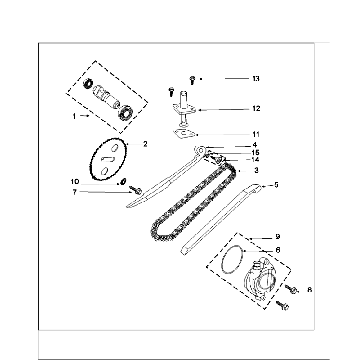 Dystrybucja Peugeot Speedfight 4 4-suwowy Czerwony/Czarny