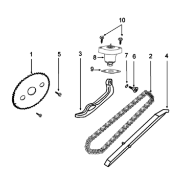 Distribution Peugeot Tweet 125 EFI YO N SBC E4 2018-2020