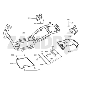 Różne części Santini Capri brązowy