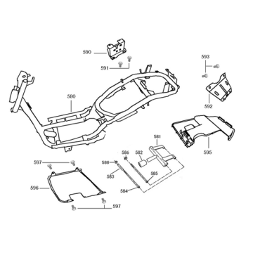Różne części Senzo RivalUx S brąz