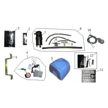 Różne części Turbho RG50 krem do kawy