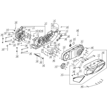 Części miski olejowej Kymco New Downtown 350I ABS