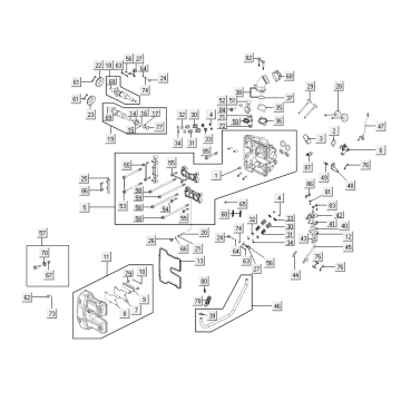 Głowica cylindrów Kymco Xciting 500R EVO