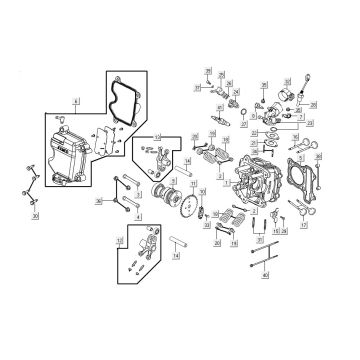 Głowica cylindrów Kymco People S150i E4