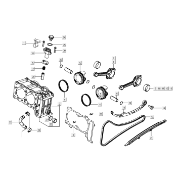 Cylinder Kymco AK550i