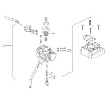 Korpus przepustnicy Kymco People S150i E4