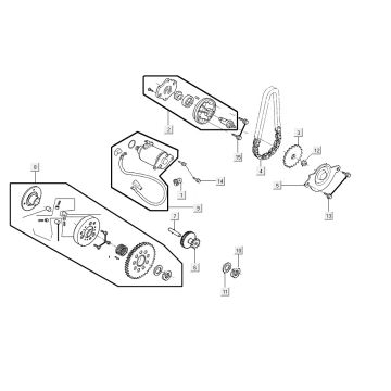Pompa oleju rozrusznika Kymco People S150i E4