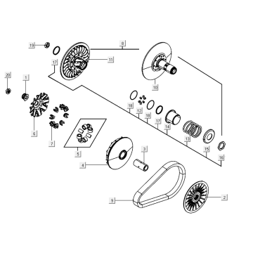 Wariator Kymco AK550i