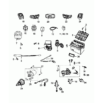 Sprzęt elektryczny Peugeot Django Euro4