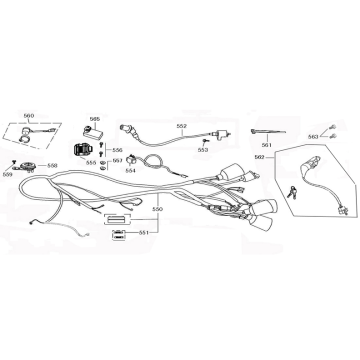 Części elektryczne AGM Star50 biały Części elektryczne AGM Star50 biały