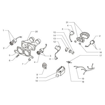 Części elektryczne Beta Ark-tribe LC pomarańczowy 2009 2-suwowy