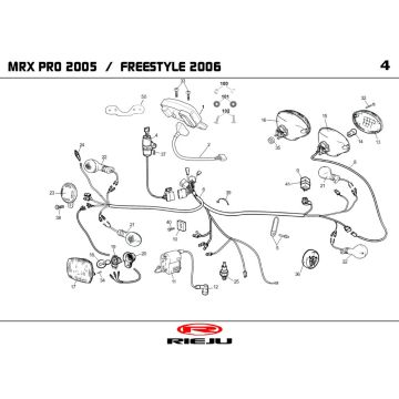 CzÄĆci elektryczne Rieju MRX pro czarny 2006 2-suwowy CzÄĆci elektryczne Rieju MRX pro czarny 2006 2-suwowy