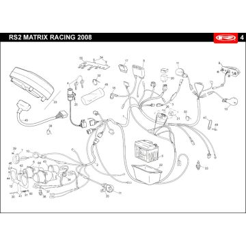 Części elektryczne Rieju Rs2 niebieski 2006 2-suwowy