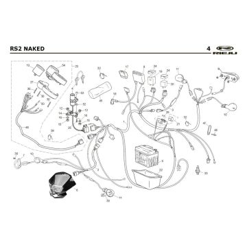 Części elektryczne Rieju Rs2 Naked blue 2009 2-suwowy