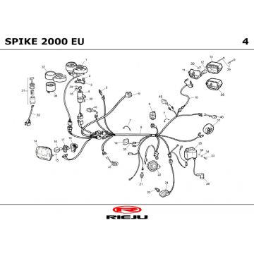 Części elektryczne Rieju Spike sport pomarańczowy 2002 2-suwowy
